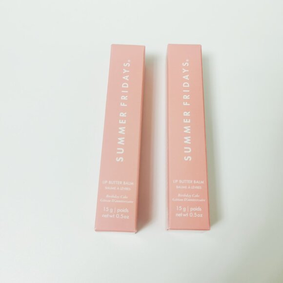 2pcs❤Birthday Cake❤Summer Fridays Lip Butter Balm Conditioning Lip MaskLip Balm - Picture 3 of 3